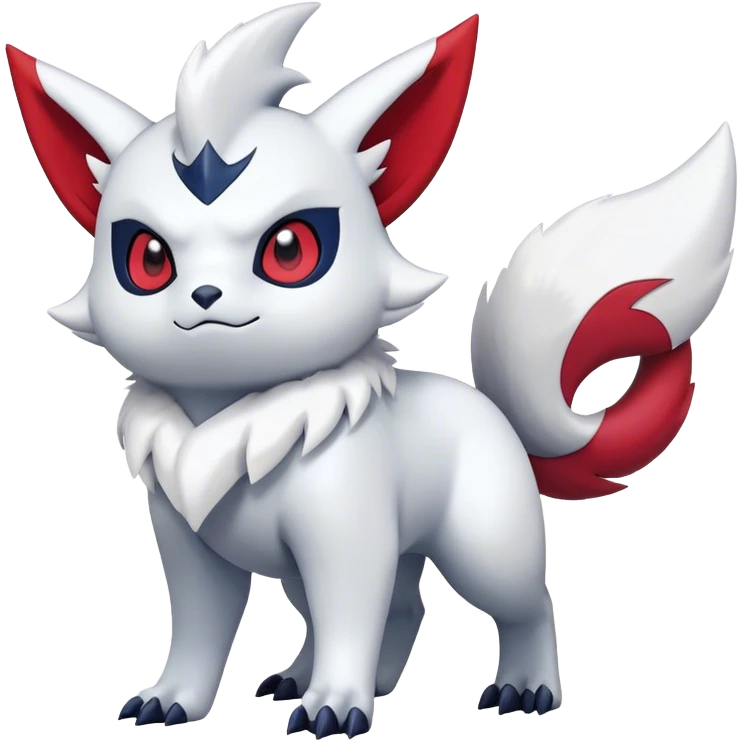 Epic Shiny Cool Cute Kawaii Zangoose-Absol-Pokemon Full Body emoji