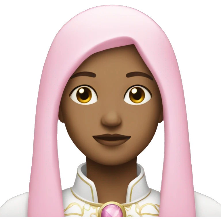 White with light pink tarot emoji