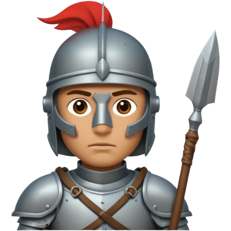 Guard – Armored soldier with spear or halberd emoji