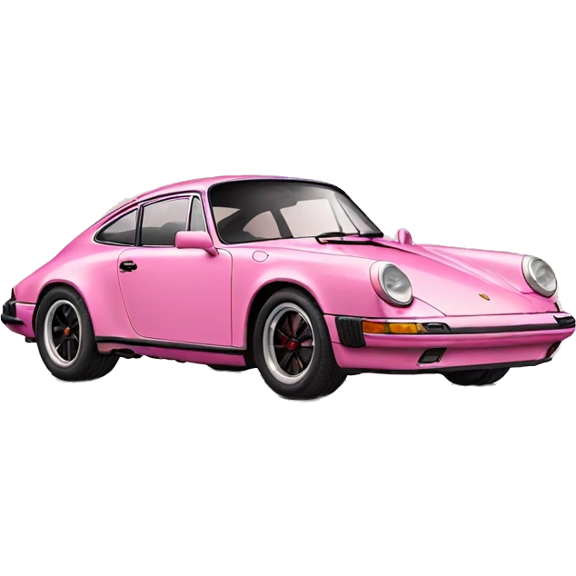 Pink Porsche  emoji