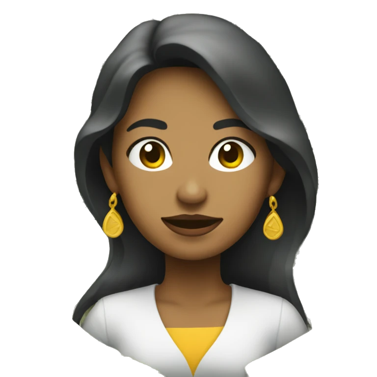 Mujer con dólares en la cara emoji