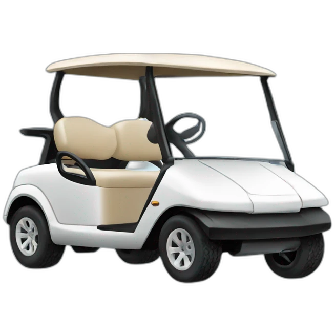 Golf car emoji