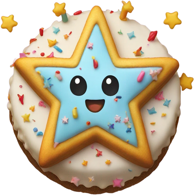 star cake emoji