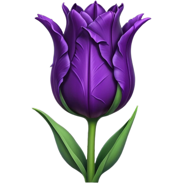 single goth tulip wilted dark aesthetic emoji