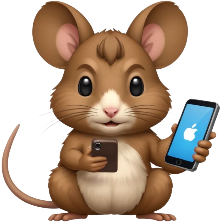 Degu playing brawlstars emoji