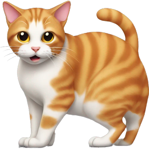 cat is pooping emoji