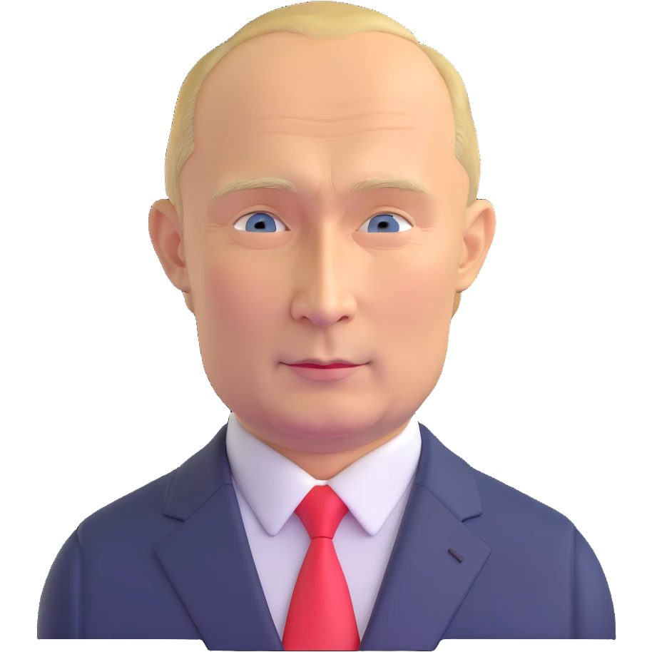 Vladimir Putin portrait emoji