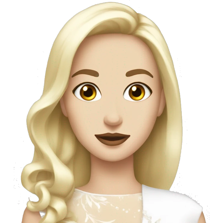 white and girl things elegant Glamour emoji
