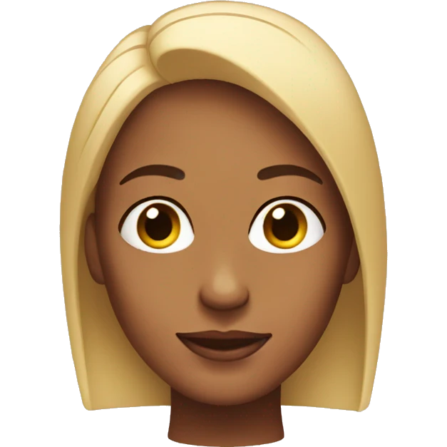 a woman's face without eyebrows emoji