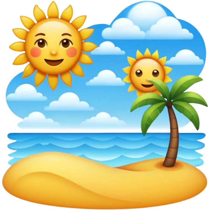 Sunny hot  emoji