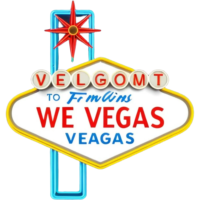 vegas sign emoji