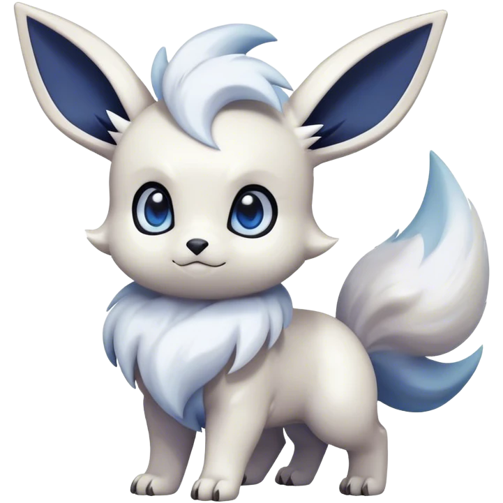 Epic Shiny Cool Cute Kawaii Eevee-Absol-Pokemon Full Body emoji