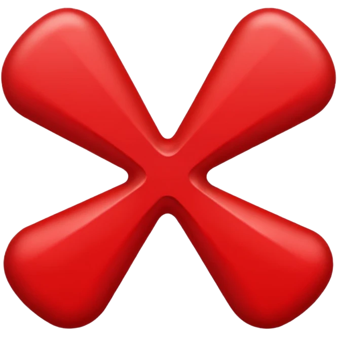 red X emoji