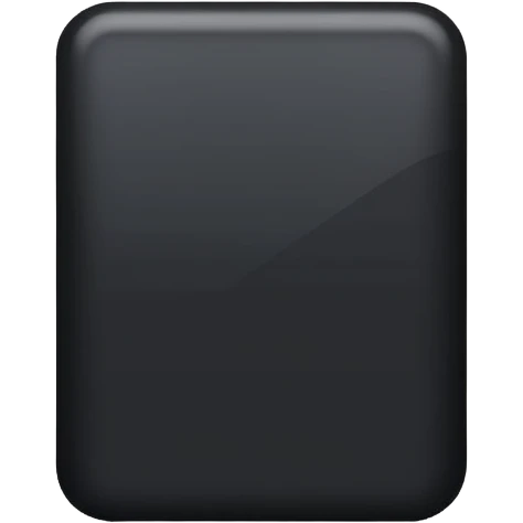 Black rectangle emoji