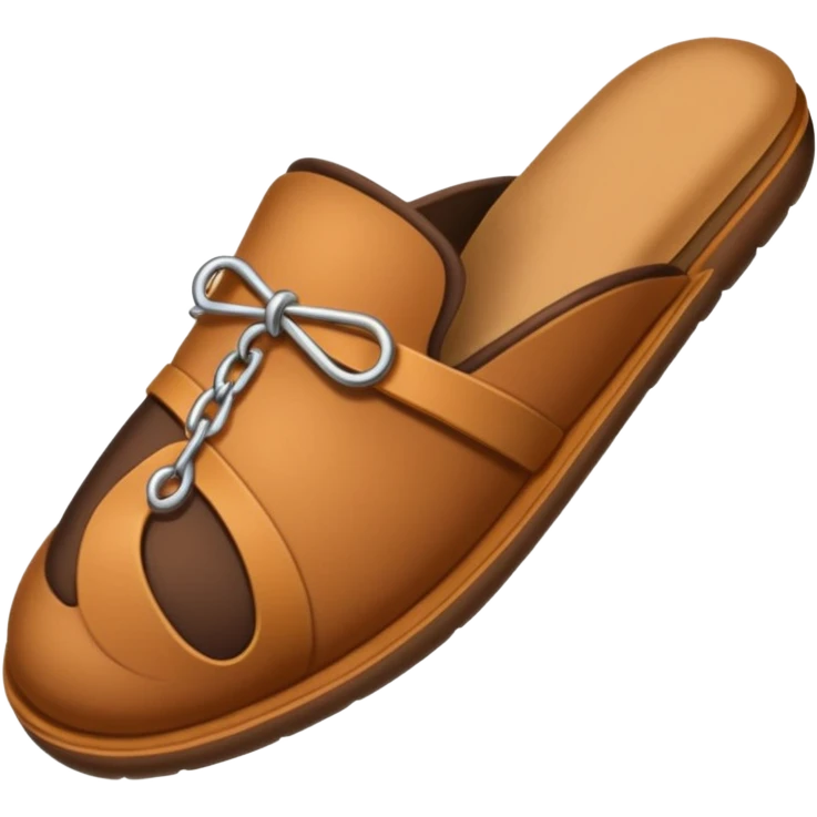 Hand holding a slipper emoji
