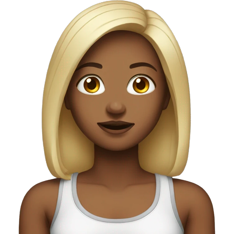 girl with tanktop emoji