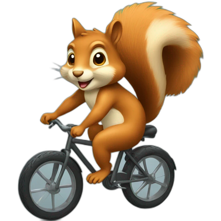 squirrel on bike emoji