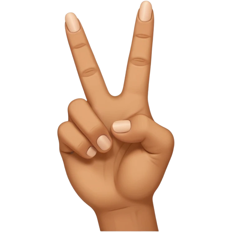 Now bend the middle finger emoji