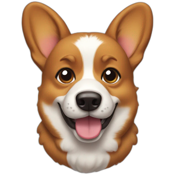 poop corgi emoji