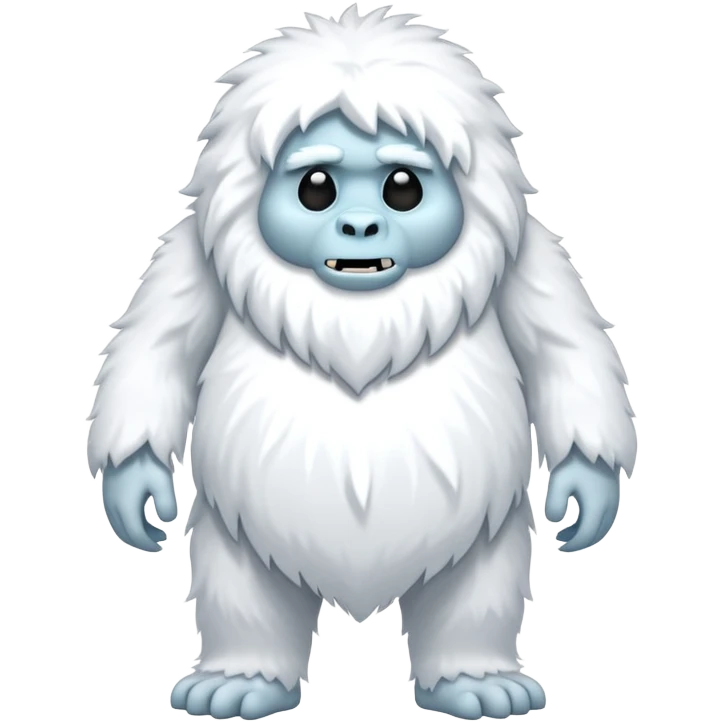 yetti full body covered in fur emoji