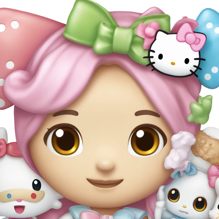 Hello kitty and friends emoji