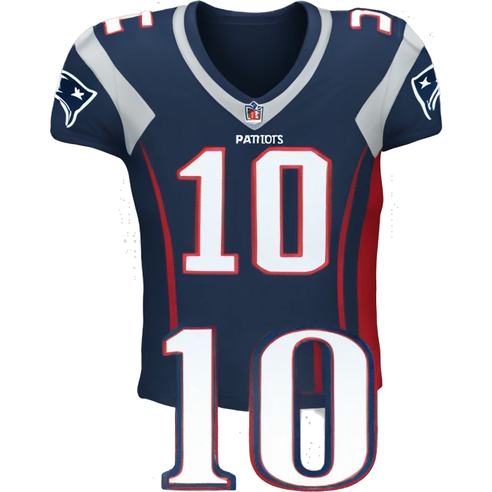 patriots jersey number 10 emoji