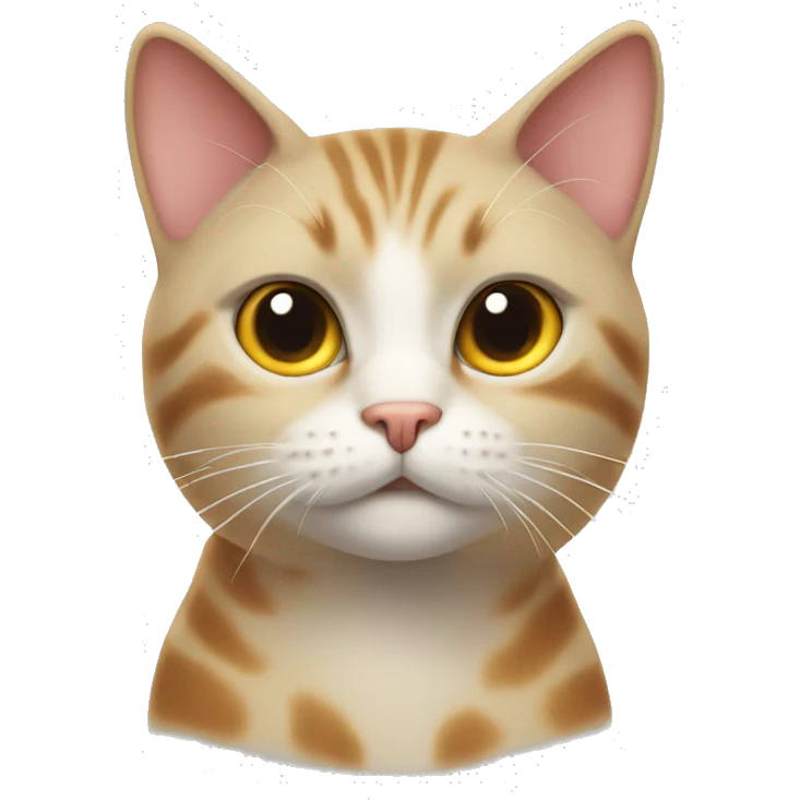 Cat doing “smolder” emoji