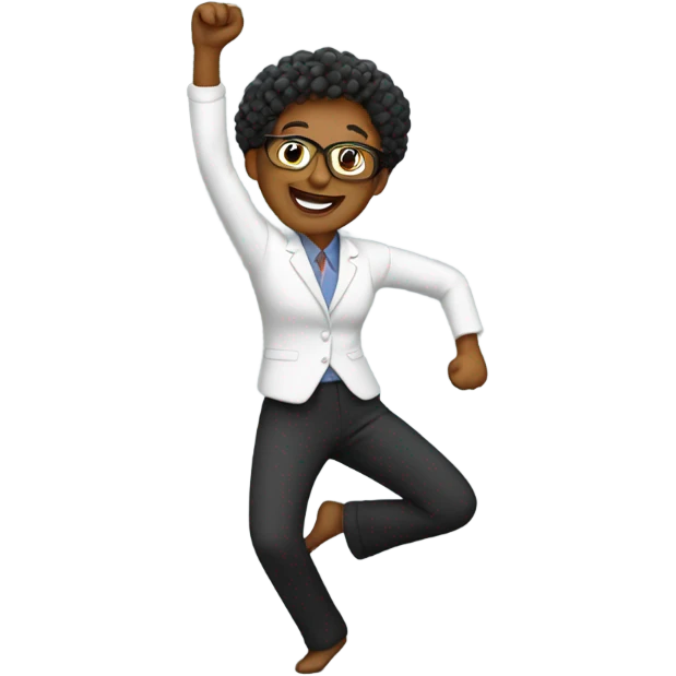 Teacher dancing emoji