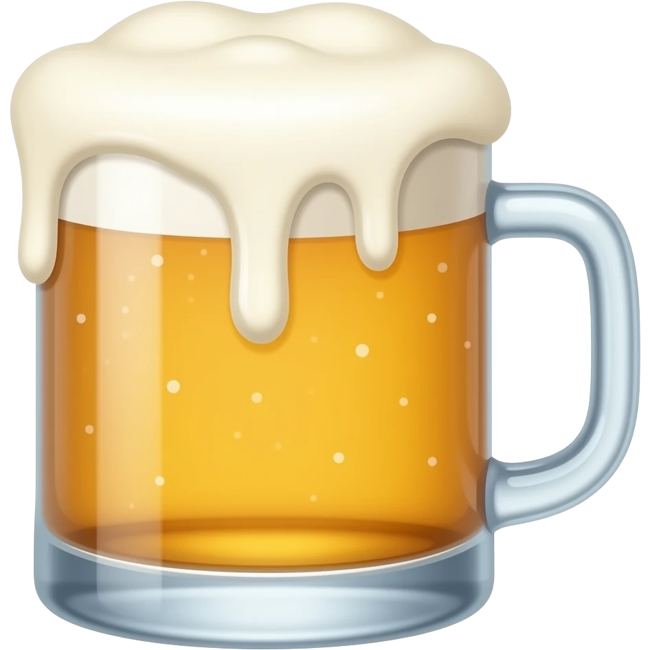 beer with syrup emoji