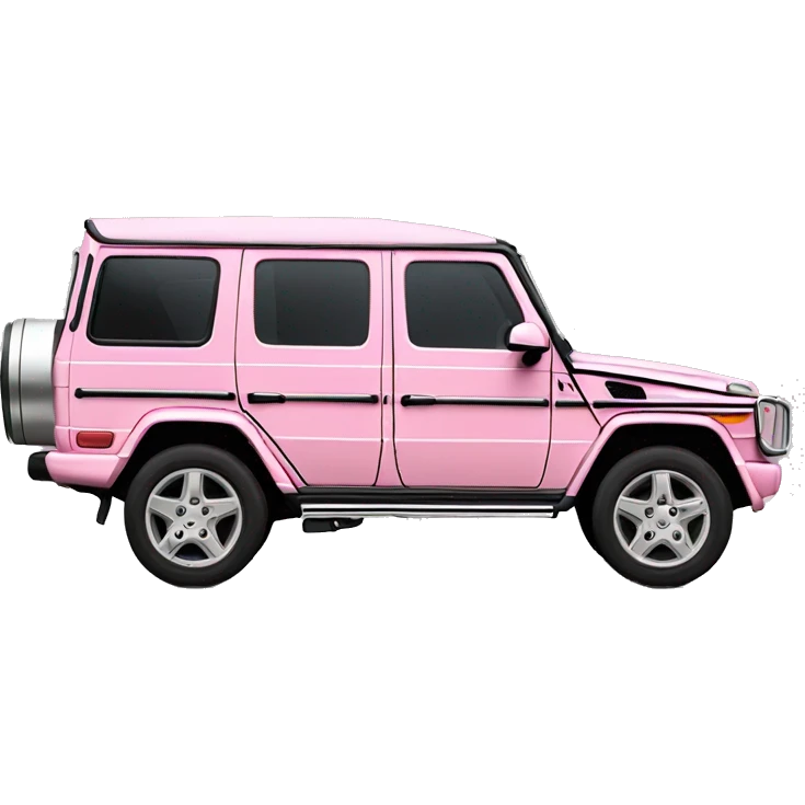 Light pink gwagon side view emoji