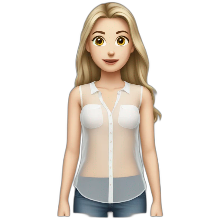 white-girl-with-sheer-shirt emoji