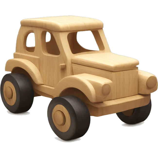 Car Wooden toy emoji