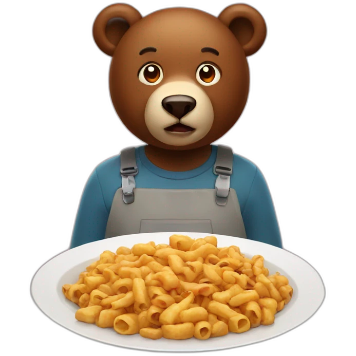 hungry bear emoji