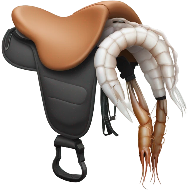 Shrimp saddle emoji