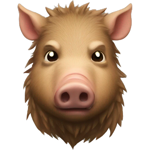 Boar mind blown emoji