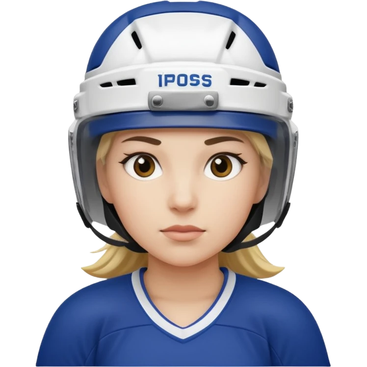 female hockey player emoji