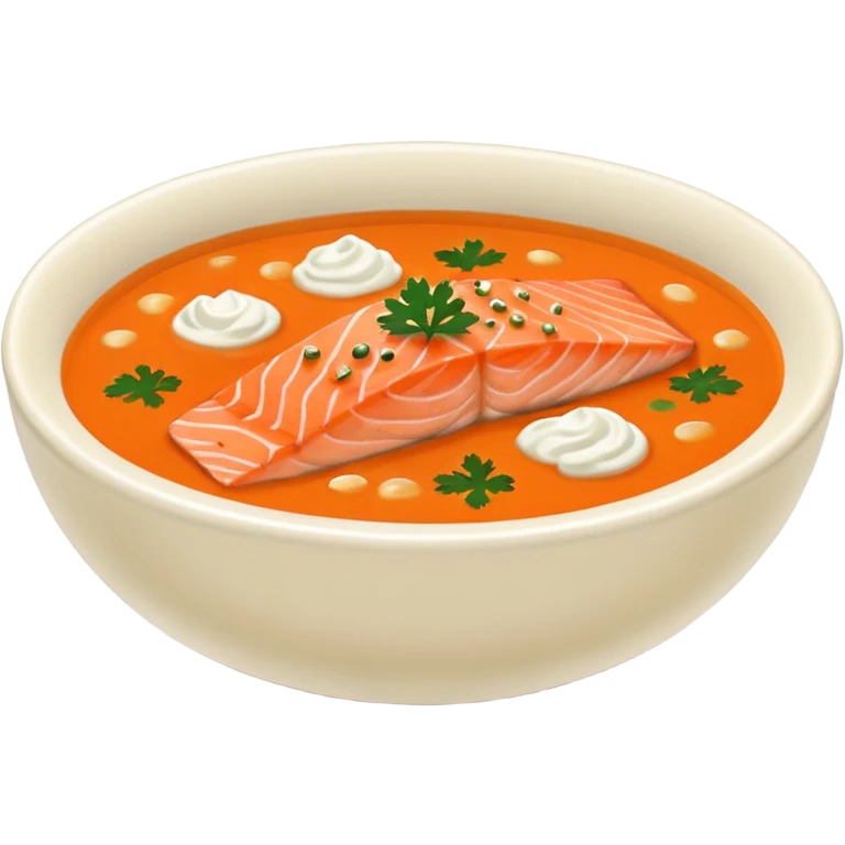 salmon soup emoji