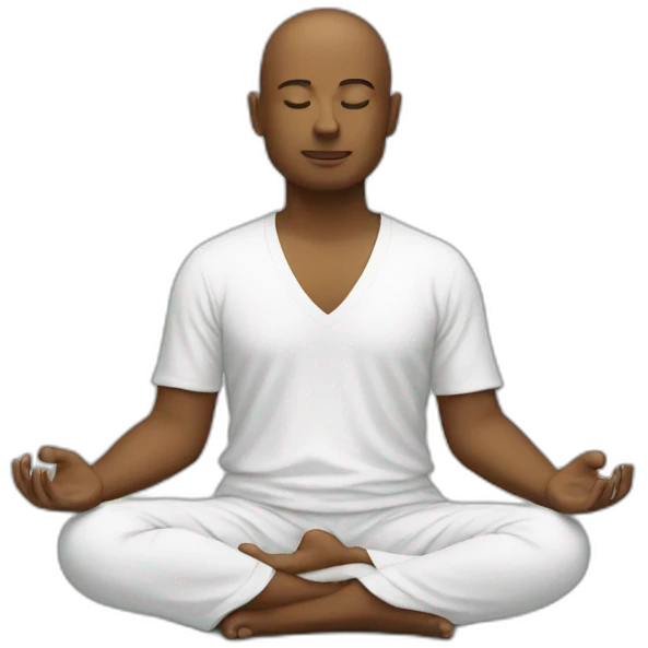 meditation emoji