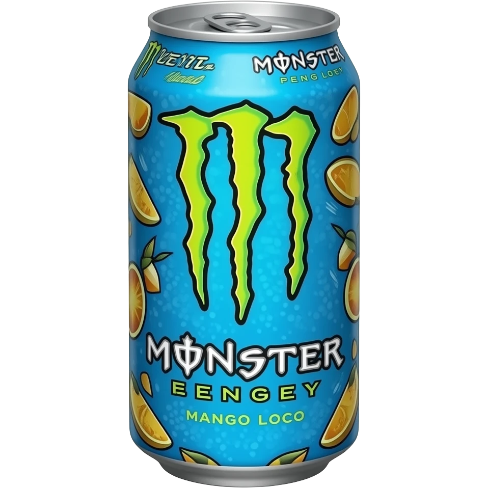 MANGO LOCO ENERGY DRINK MONSTER BLUE emoji