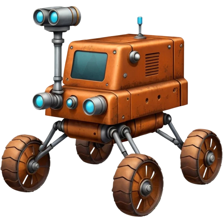  antique tall square robotic high-occupancy Marsrover  emoji