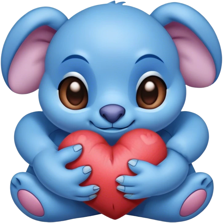 stitch love emoji