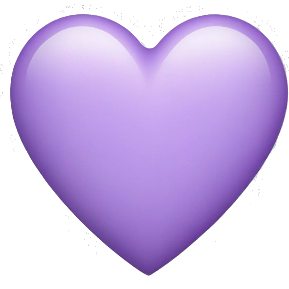 light purple heart emoji