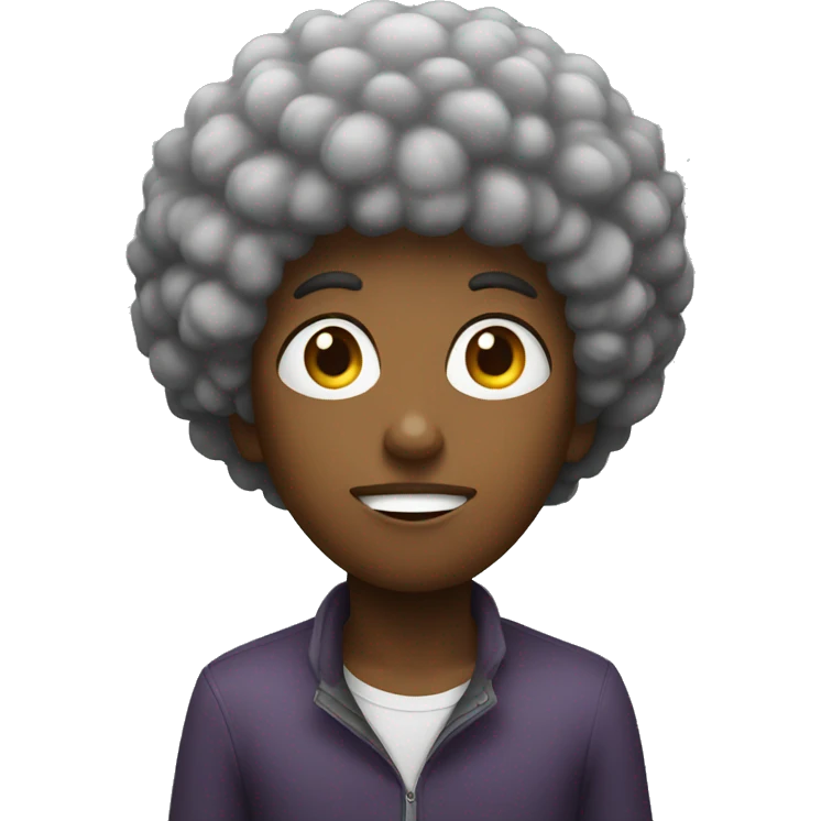 afro hungry emoji
