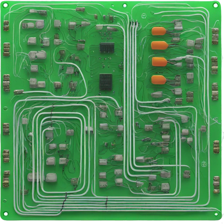 Circuit board wiring emoji