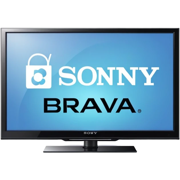 Sony TV with BRAVIA logo emoji