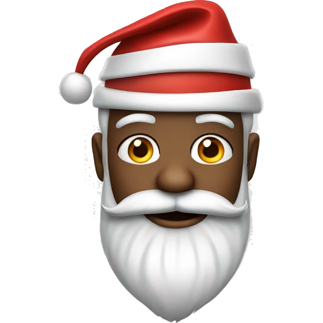 Santa with a top hat  emoji