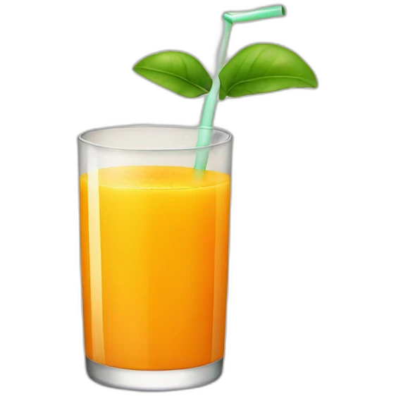 Orange juice emoji