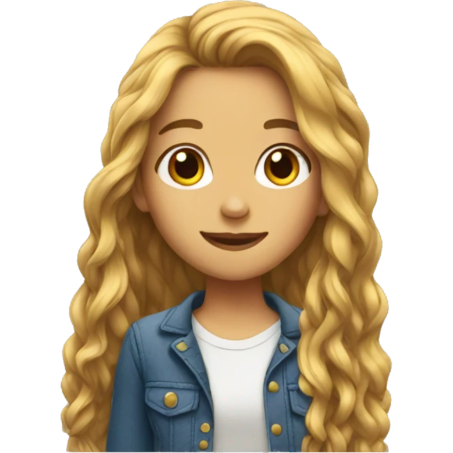 long haired girl emoji