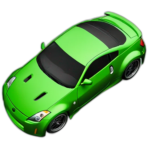 350z drift tuning green emoji