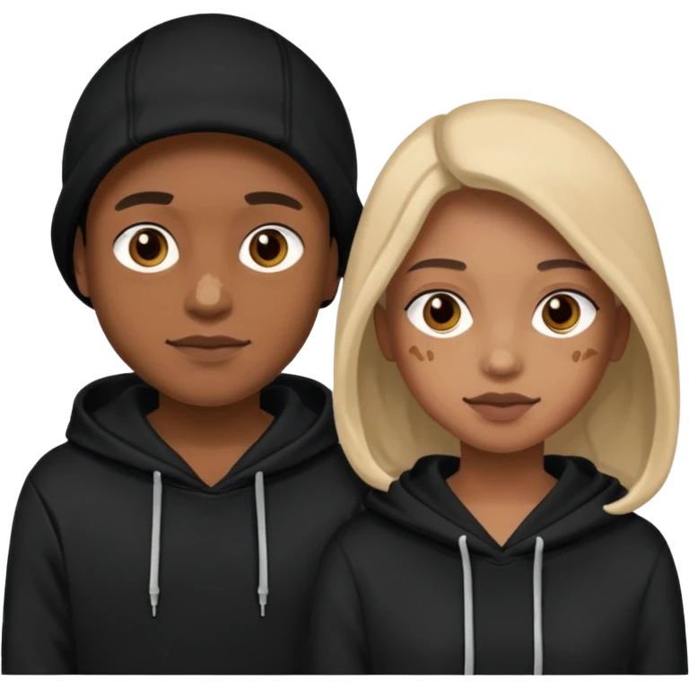 rich hoodied duo emoji